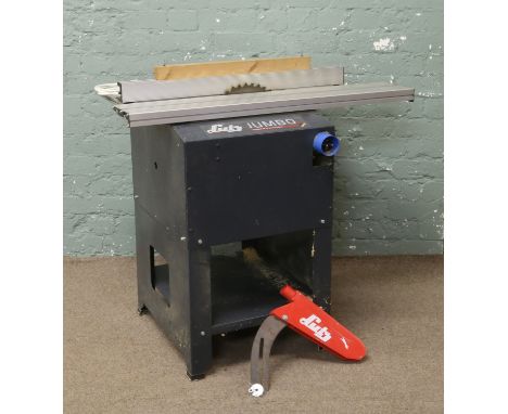 A Lutz jumbo bench saw.