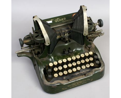An Oliver No-9 Typewriter, Chicago U-S-A