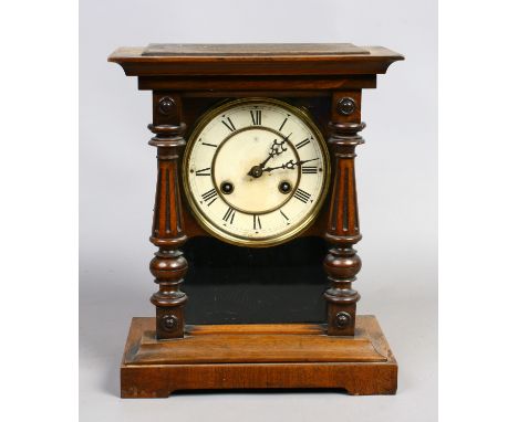 A mahogany cased Junghans mantel clock.