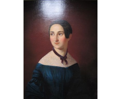 ENGLISH SCHOOL 19TH CENTURY
Head and Shoulder Portrait of a Lady
Oil on Canvas
90cm x 80cm