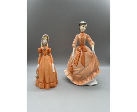 Royal Worcester - Rendezvous Figurine, and Royal Worcester - Charity Figurine  
Good condition, no damage