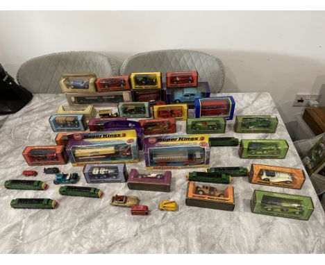 Collection of Vintage Toy Cars and Vehicles. 