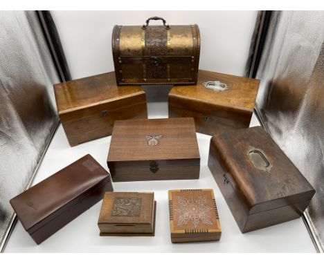 Collection of Vintage Jewellery Boxes and other. 