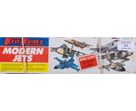 Seven x KEIL KRAFT HLG kits of Modern Jets and 3 x GUILLOWS scale rubber kits.