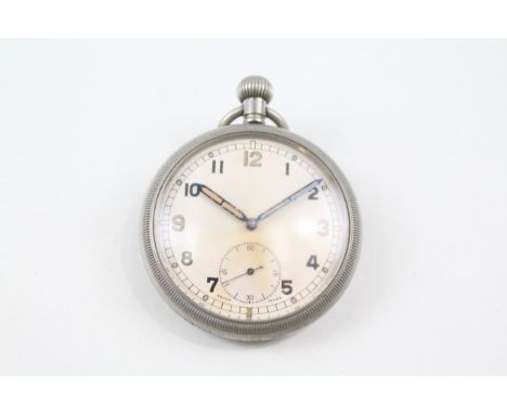 Vintage Military Issued GSTP Pocket Watch Hand-Wind Spares/Repairs     408991