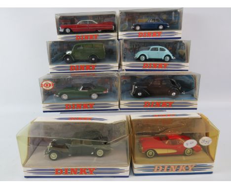 Eight Dinky/Matchbox Die Cast Classic Vehicles. All in boxes in unused condition. See photos for details. (some of the boxes 