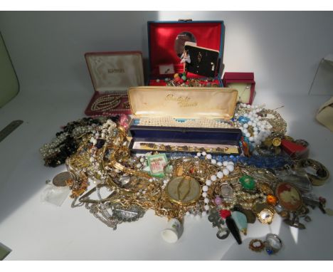 Large Amount of Vintage costume Jewellery etc. see photos. 