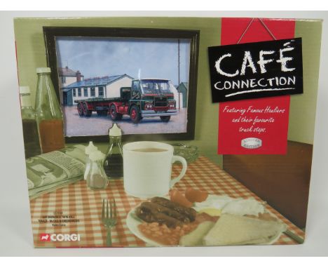 Boxed, Limited Edition Die cast model set from the 'Café Connection' Range.  Boxed and unused condtion. See photos for detail
