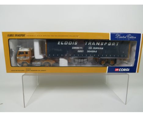 Corgi 1:50 Die Cast Scale Model of a Volvo F88 Taughtliner Articulated Lorrry. Boxed and in Unused condition. See photos. 