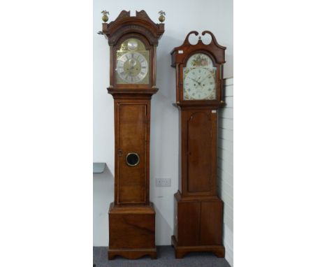 Queen Anne/Early George I walnut cased longcase clock by Jos. Davis, London (Ratcliffe Highway clock maker 1690-1711), the br