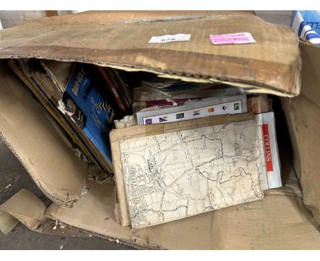 Box of Ordnance Survey and other maps
