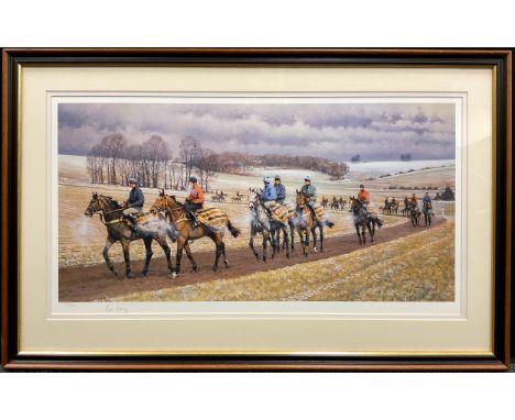 Peter Curling (Irish Bn.1955), by and after, Snow At Seven Barrows, signed in pencil to margin, limited edition print, 373/66
