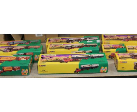 Eleven Corgi The Showtime range model trucks etc