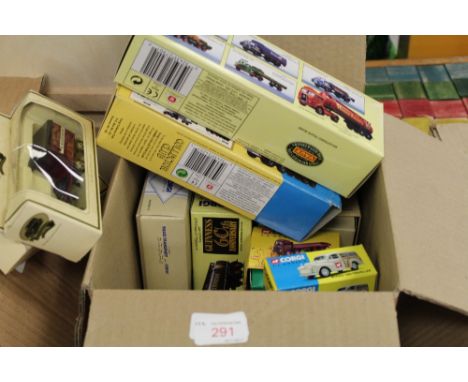 Ten Corgi model wagons, trunks etc, including numbers 12601, 1995, 24201, 27901