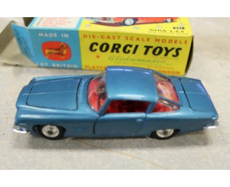 A Corgi 241 Ghia L6.4-Corgi on back shelf VGC