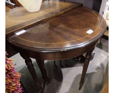 Mahogany console table, 65 x 30 x 70 cm H. Not available for in-house P&amp;P 