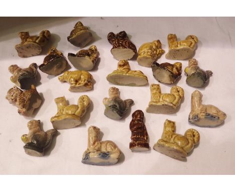 Twenty Wade Whimsie figurines. P&amp;P Group 2 (£18+VAT for the first lot and £3+VAT for subsequent lots) 
