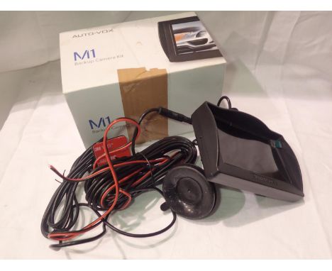 Auto-Vox MI reversing camera kit, boxed. P&amp;P Group 1 (£14+VAT for the first lot and £1+VAT for subsequent lots) 