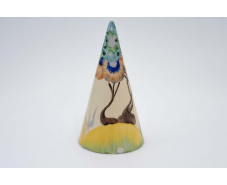 Clarice Cliff for Wilkinson, an 'Aurea' conical sugar sifter