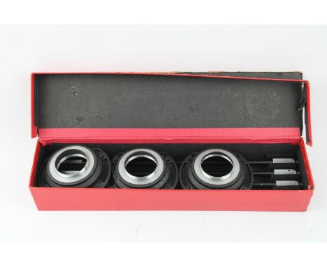 Leica Leitz Boowu reproduction includes din A4, din A5 &amp; din A6 packed in original box  This set is in a good vintage con