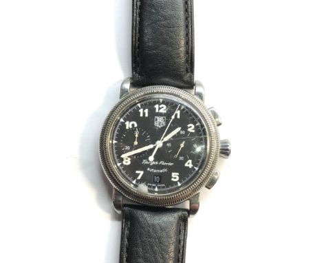 Gents Tag Heuer Targa Florio automatic Chronograph wristwatch watch is in working order but no warranty given glass marked an