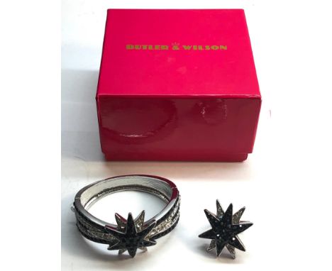 boxed designer buter &amp; wilson jewellery bangle and ring 