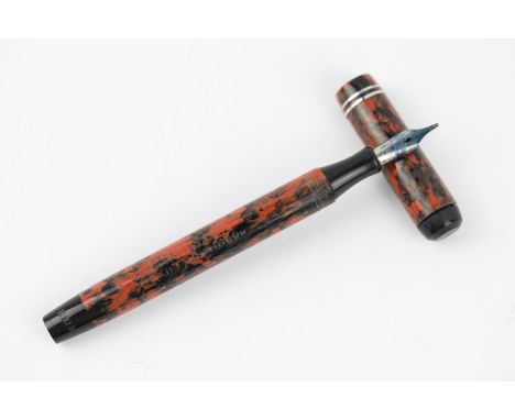 Vintage Wyvern Orium De Luxe Woode effect fountain pen with steel nib dip item is in vintage condition Signs of age &amp; wea