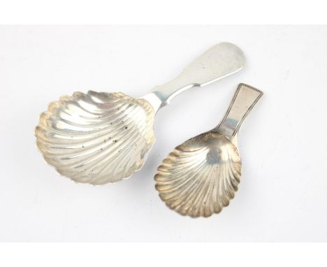 Antique hallmarked tea caddy spoons  In antique condition Signs of age &amp; use 