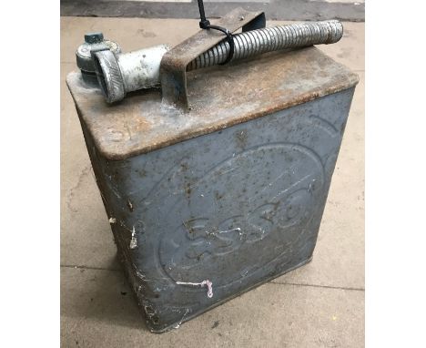 An Esso fuel can 