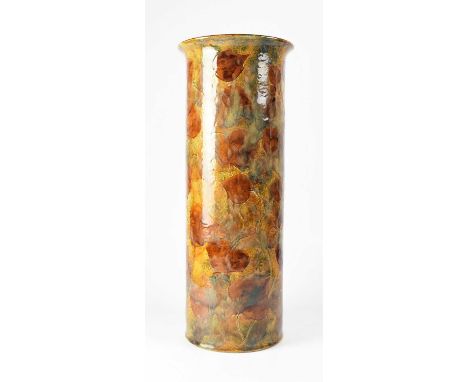 ROYAL DOULTON; a stoneware stick stand in 'Autumn Leaves' pattern, impressed marks to base, height 56.5cm.