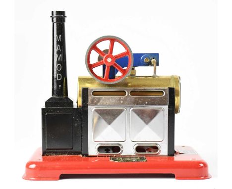 MAMOD; a static 'Steam Engine SP 2', height approx. 18.5cm, boxed, with a 'Steam Models' booklet and numerous duplicate 'Stea