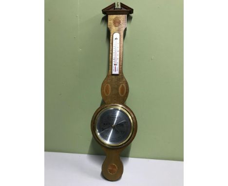 A Short &amp; Mason England 'Changeable' wall barometer and thermometer 