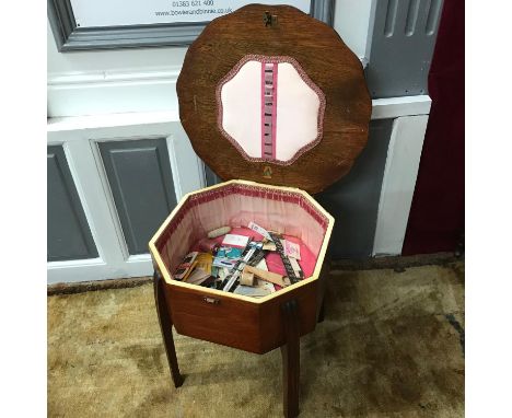 A Vintage Morco product sewing box, comes with various sewing items. 