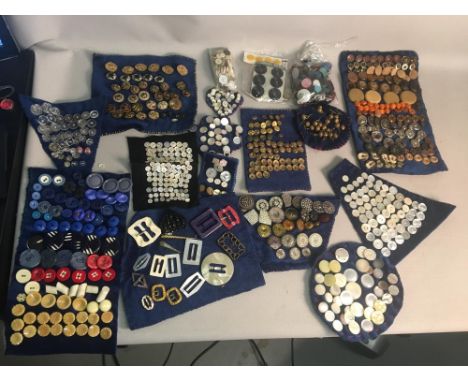 A Huge Array of Buttons, to include Ornate, vintage, Retro and Contemporary. 