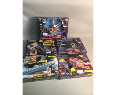 Star Trek Play Masters Collectors items all boxed and not been used, to include: A BAJORAN TRICORDER  (Number 023772) A Class