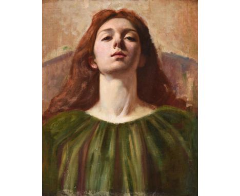 
	
		FOLLOWER OF SIR JOHN EVERETT MILLAIS 
		PORTRAIT OF A GIRL
		Oil on canvas
		51 x 41cm (20 x 16 in.)
		
		
		Condition R
