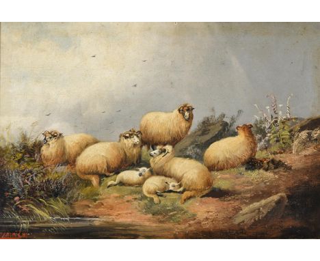 
	
		ALFRED MORRIS (19TH CENTURY)
		RESTING SHEEP
		Oil on canvas
		Signed and dated 1890 (lower left)
		50 x 73cm (19½ x 28½