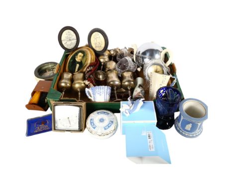 Goblets, timer, prints, heat saver teapot, etc