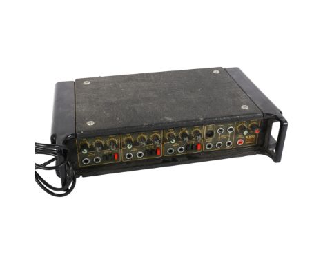 An HH electronic PA amplifier "100" series power module, serial no. 1362RH, last used in 2018, has been in storage since