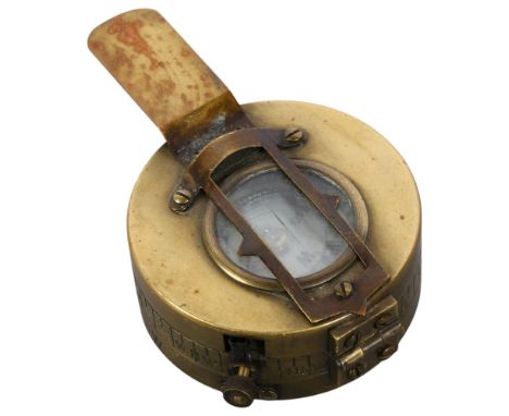 T G. Company Ltd London, a Mark 3 military brass compass, dated 1941