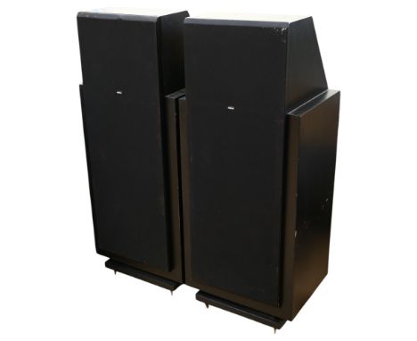 A pair of Vintage Revox speaker units, type symbol B, serial no. 006108, speakers were re-built in March 2010 and do not cont