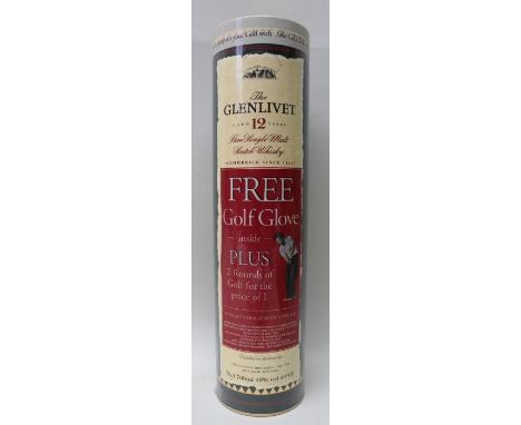 Glenlivet 12 year old single malt Scotch Whisky, 40%, 1 x 70cl bottle in original tube