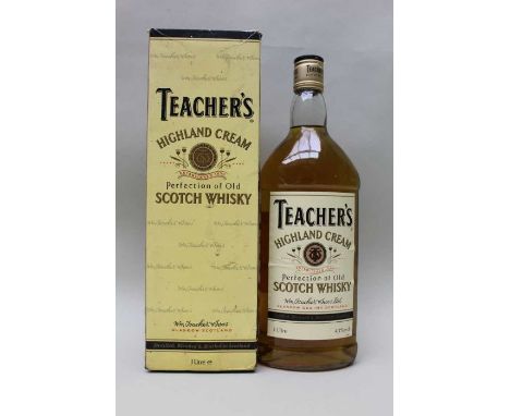 Teachers Highland Cream Scotch Whisky 43%, 1 litre bottle
