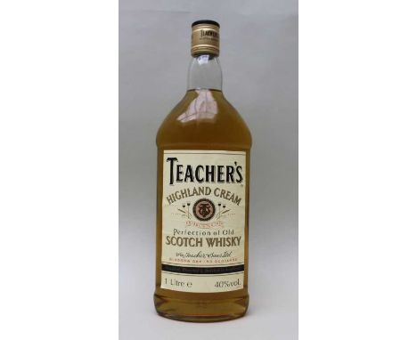 Teachers Highland Cream Scotch Whisky 40%, 1 litre bottle