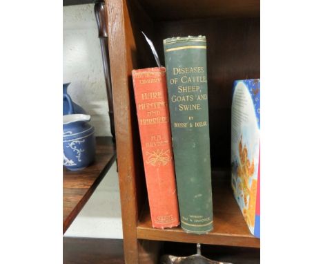 Moussu & Dollar Diseases of Cattle pub 1905 together with a book relating to Hare Hunting (2) 