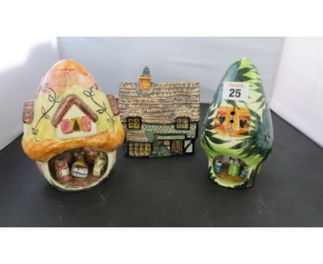 A "Bruin" child's night lamp and two other child's lamps 