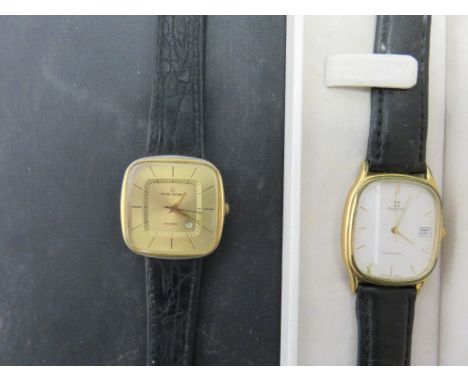 A gents Zenith wristwatch in case and another (2)