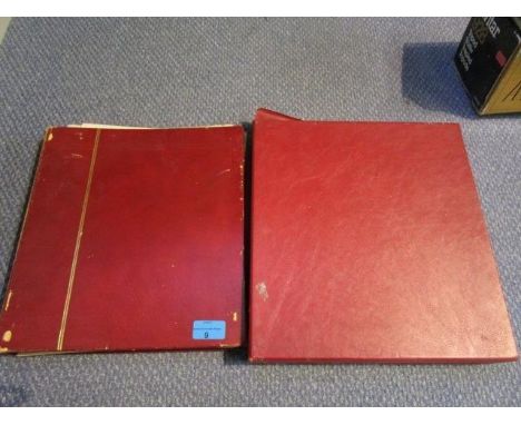 A stamp album in slip case, containing various Commonwealth stamps 