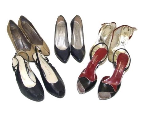 Ladies Vintage Shoes: Xavier Danaud, Charles Jourdan &amp; David Luis, all size 5/6 (5) 