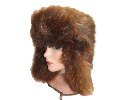 Vintage Beaver? Fur Trapper Style Hat 